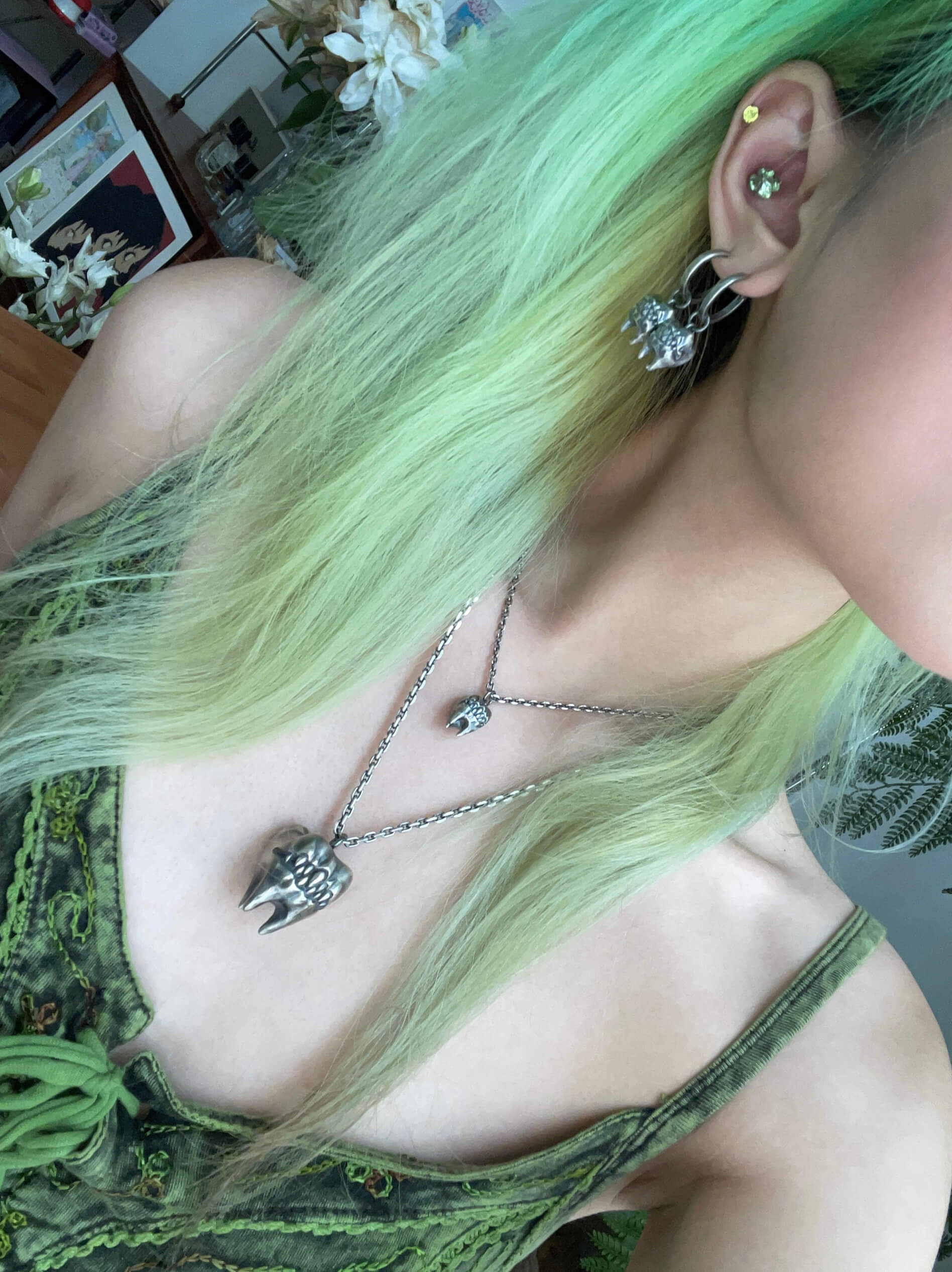 Silver Savage Bite ¡¤ Necklace