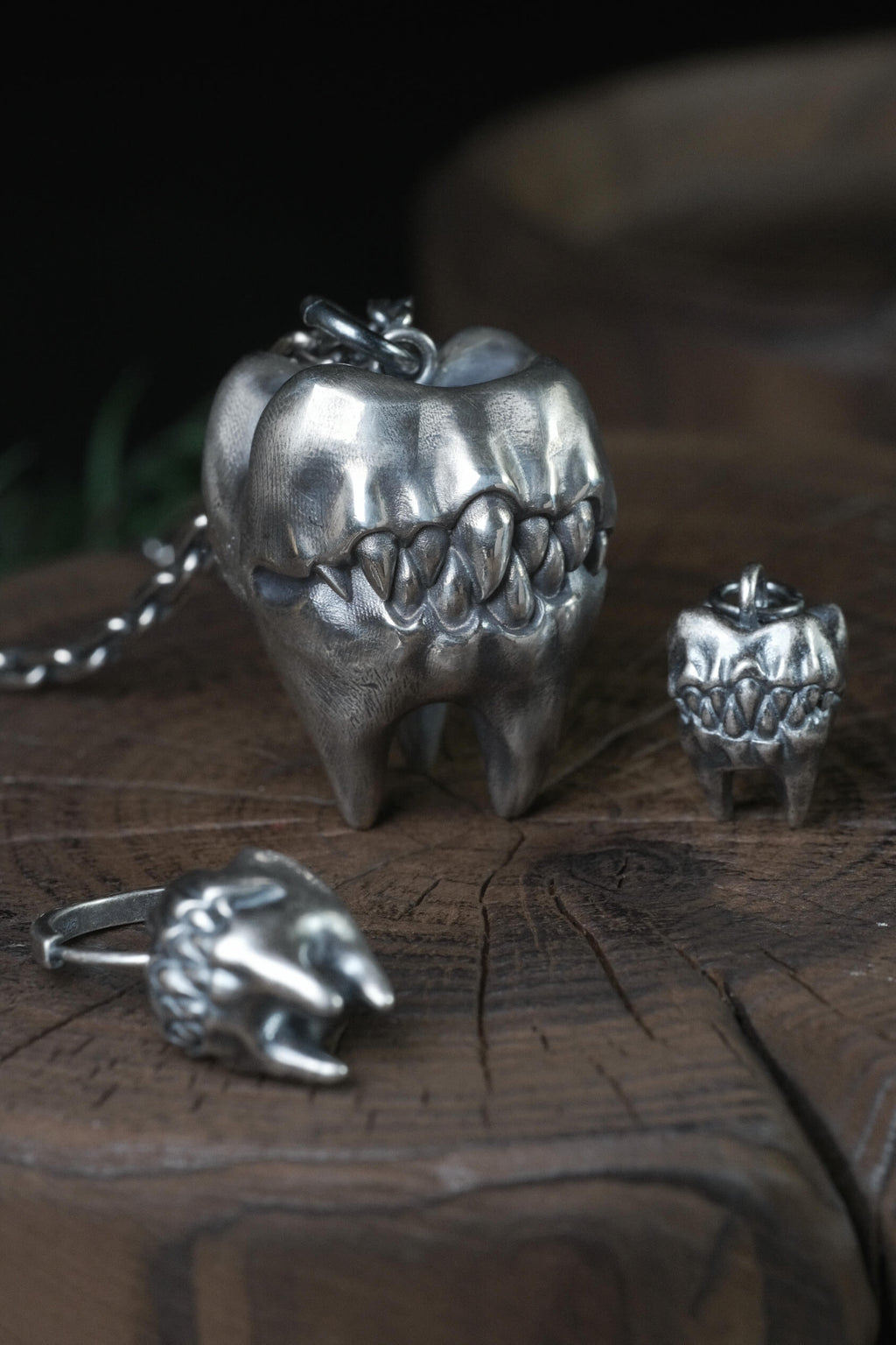 Silver Savage Bite ¡¤ Necklace