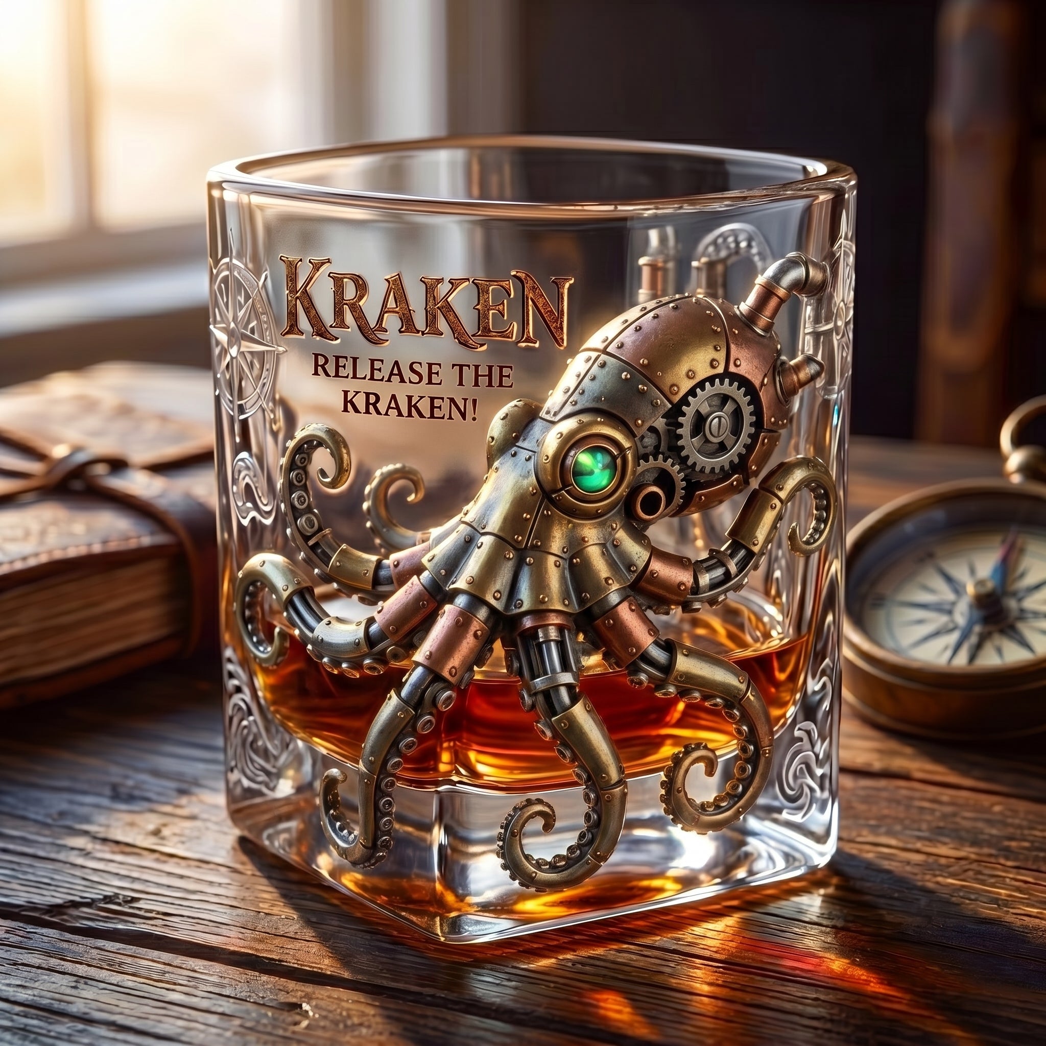 🐙 Mythical Titan Glass