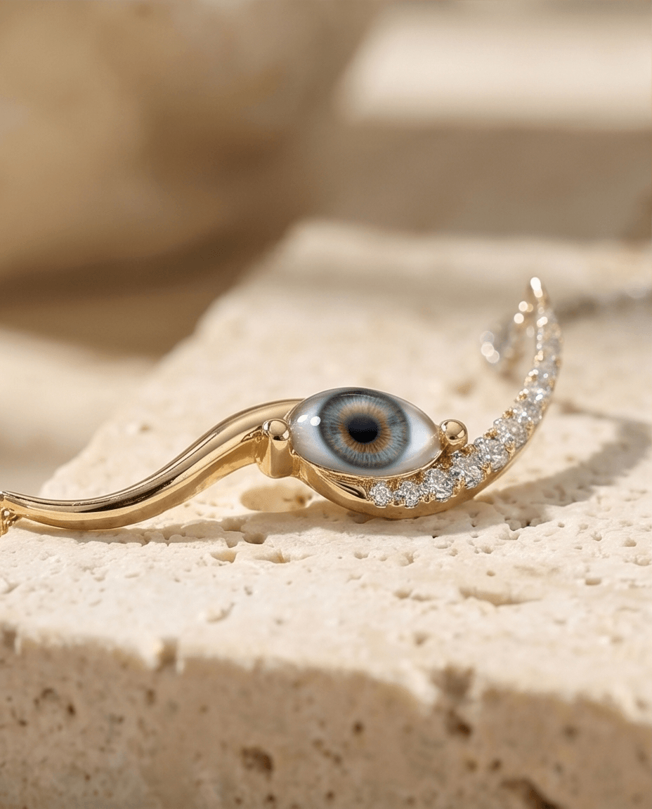 Vowline Eye Necklace