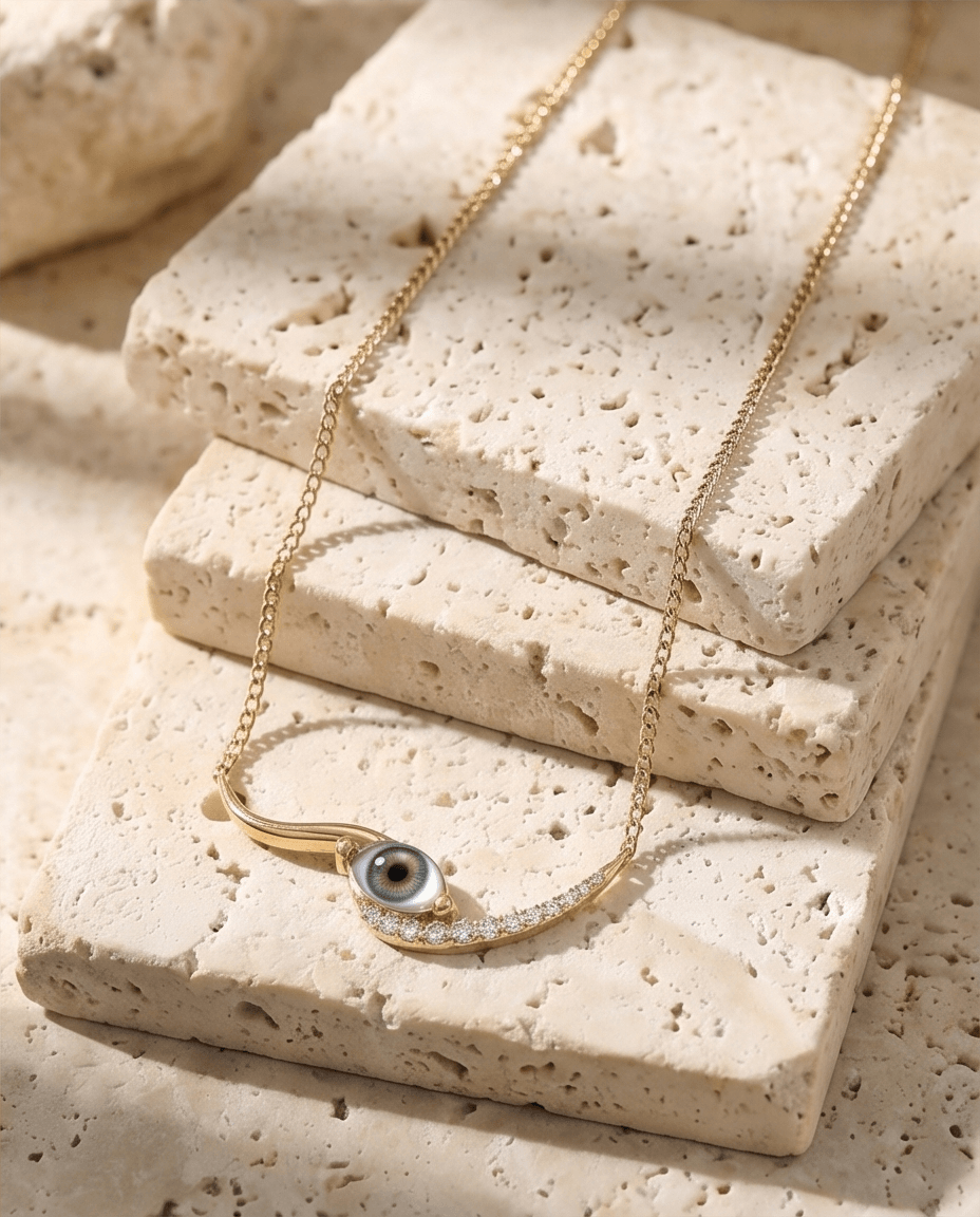 Vowline Eye Necklace