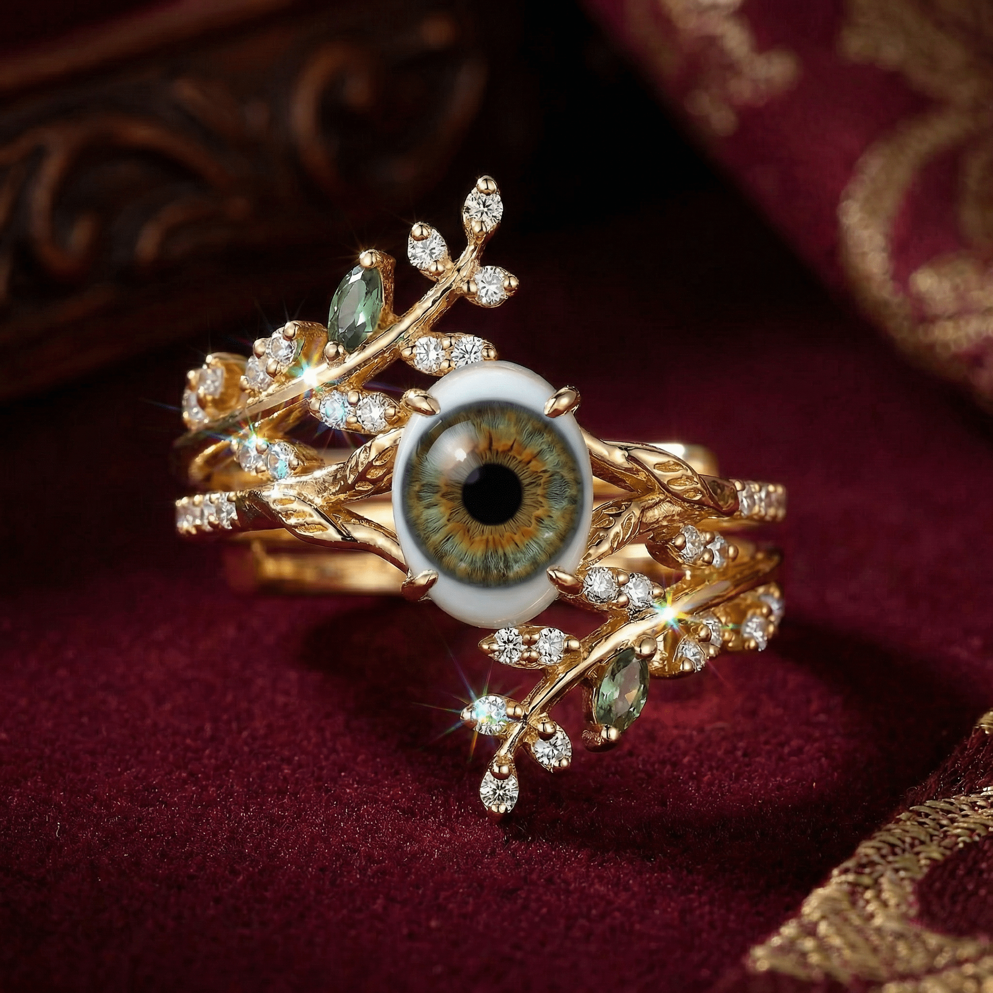 Celestial Vine Rings - Gold