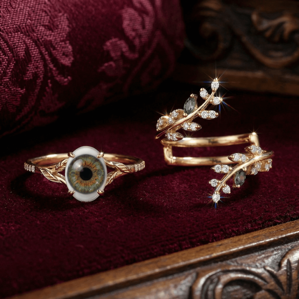 Celestial Vine Rings - Gold