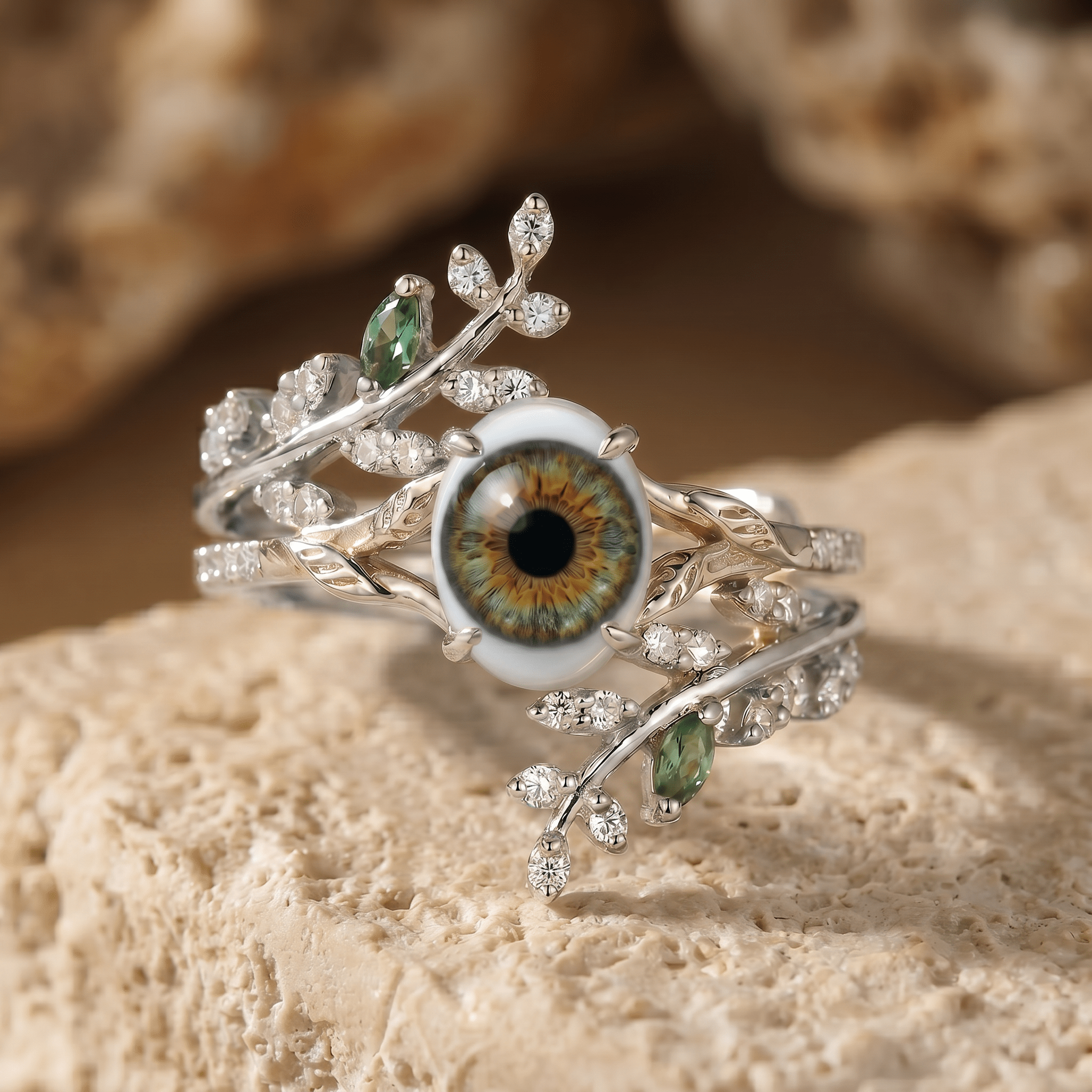 Celestial Vine Rings - Silver