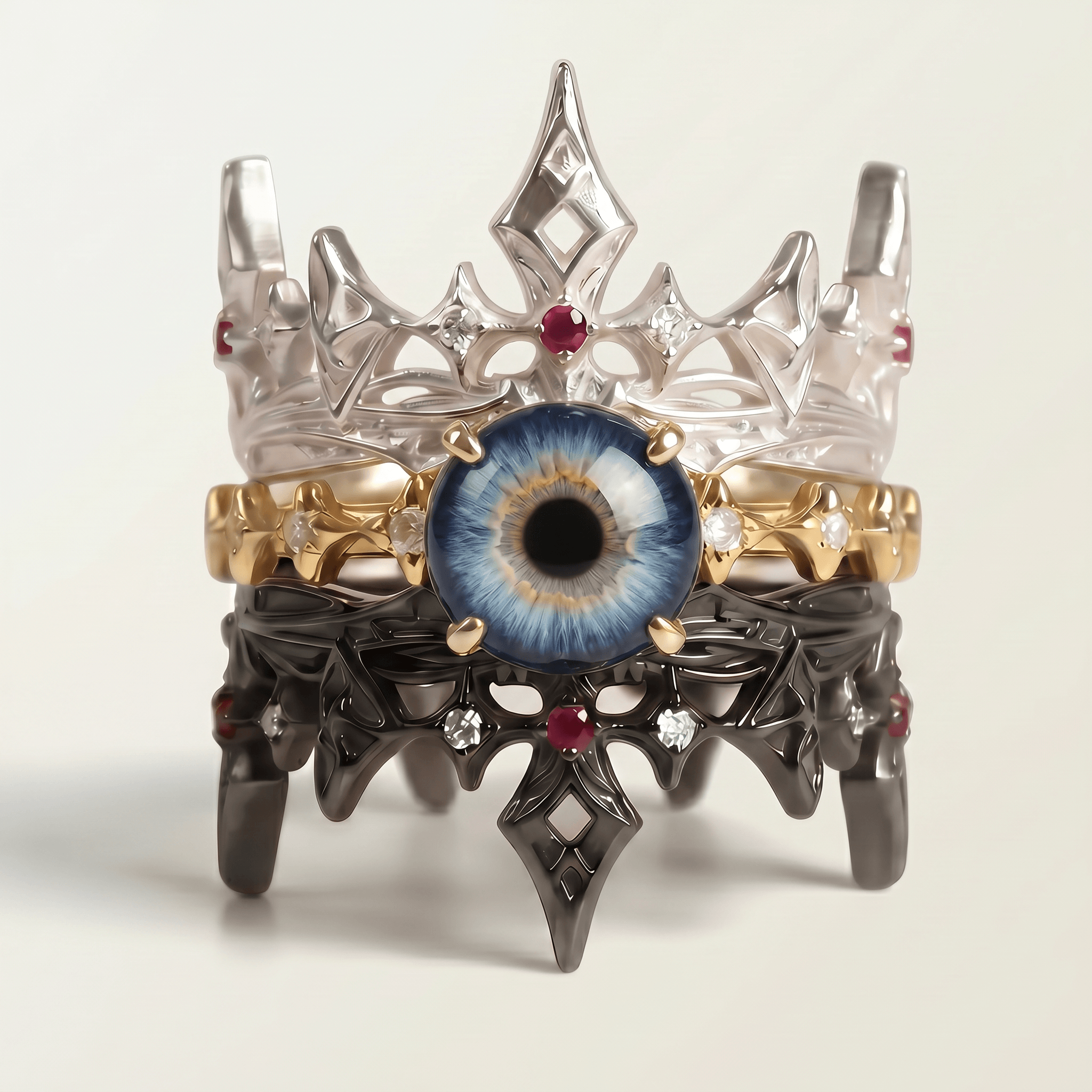 Crow¡¯s Throne Ring Set
