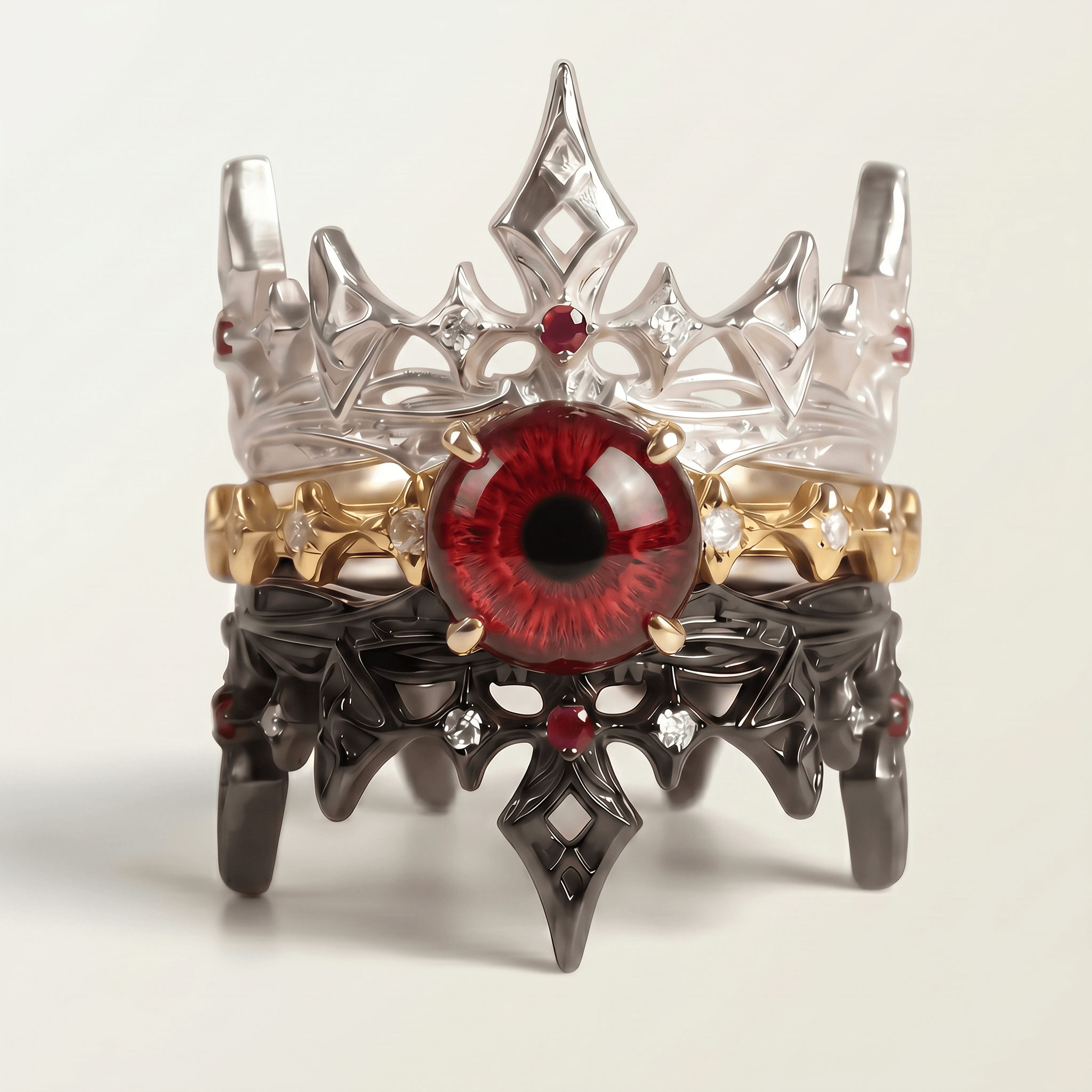 Crow¡¯s Throne Ring Set