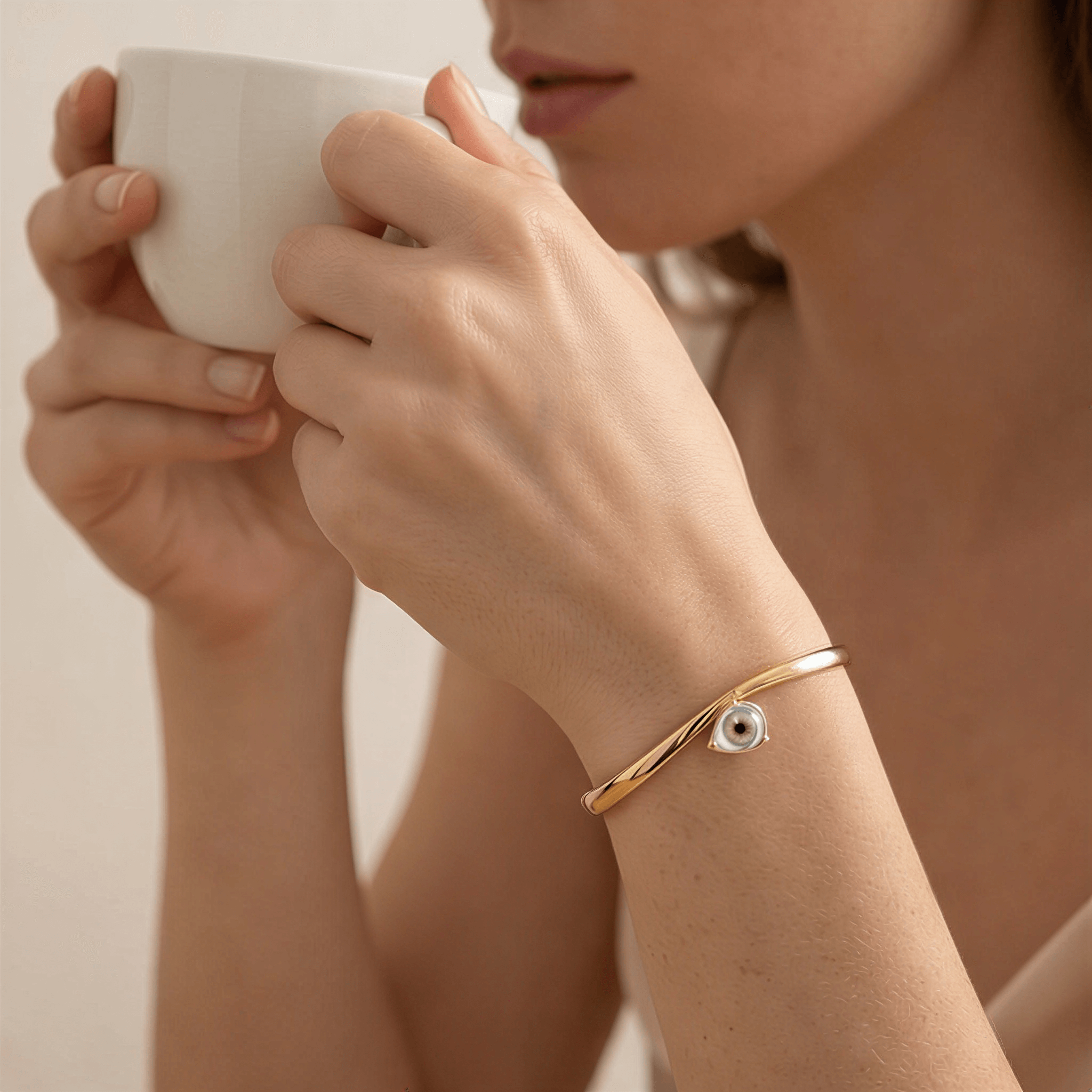 Sightline Bangle - Gold