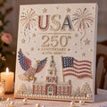 🔥LAST DAY 50% OFF - 🇺🇸 USA 250th Anniversary DIY Pearl Painting Kit ✨❤️‍🔥 - 🇺🇸 Classic Patriotic / Buy 1
